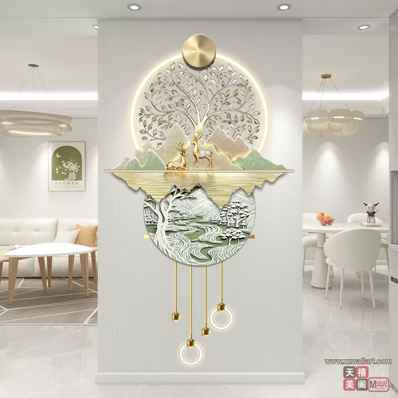 抽象 单幅 装饰画 奶油风 玄关背景墙挂画 晶瓷画