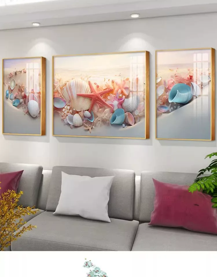 抽象 单幅 装饰画 轻奢风 客厅背景墙挂画 晶瓷画