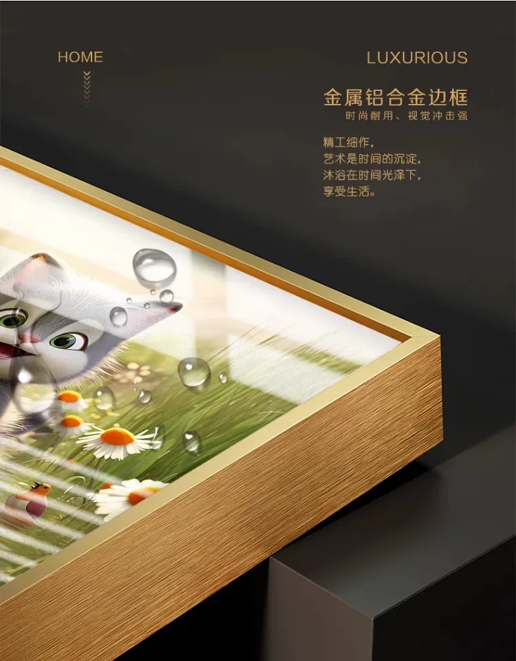 抽象 单幅 装饰画 现代简约 餐厅背景墙挂画 晶瓷画