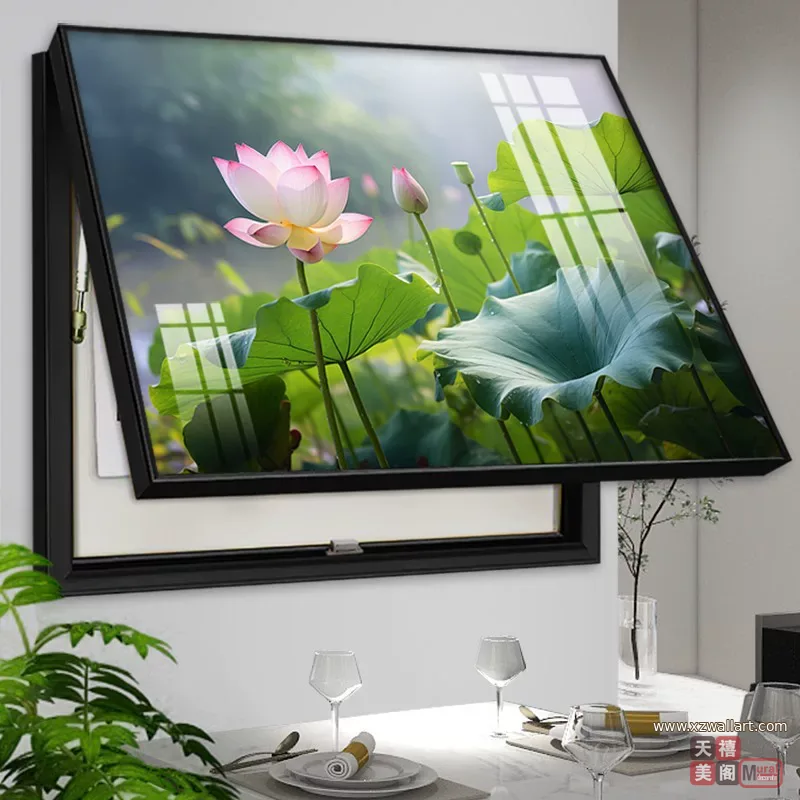 抽象 单幅 装饰画 轻奢风 客厅背景墙挂画 晶瓷画