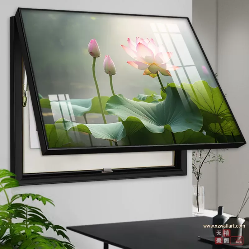 抽象 单幅 装饰画 轻奢风 客厅背景墙挂画 晶瓷画