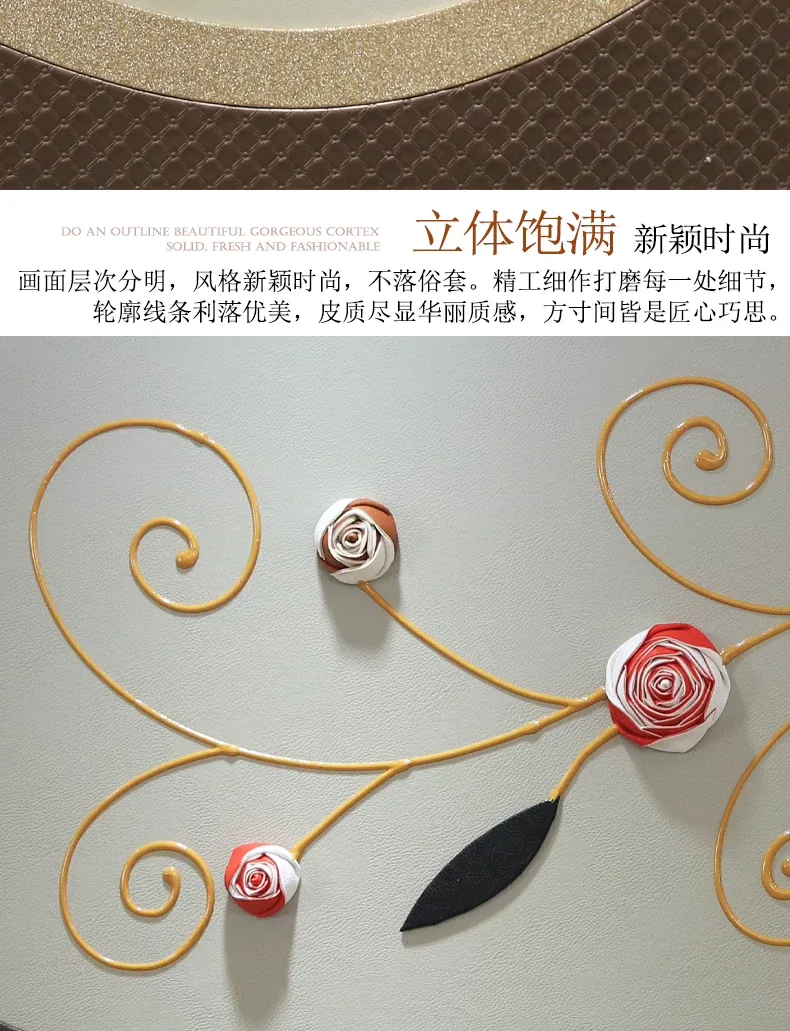 抽象 单幅 装饰画 奶油风 客厅背景墙挂画 晶瓷画