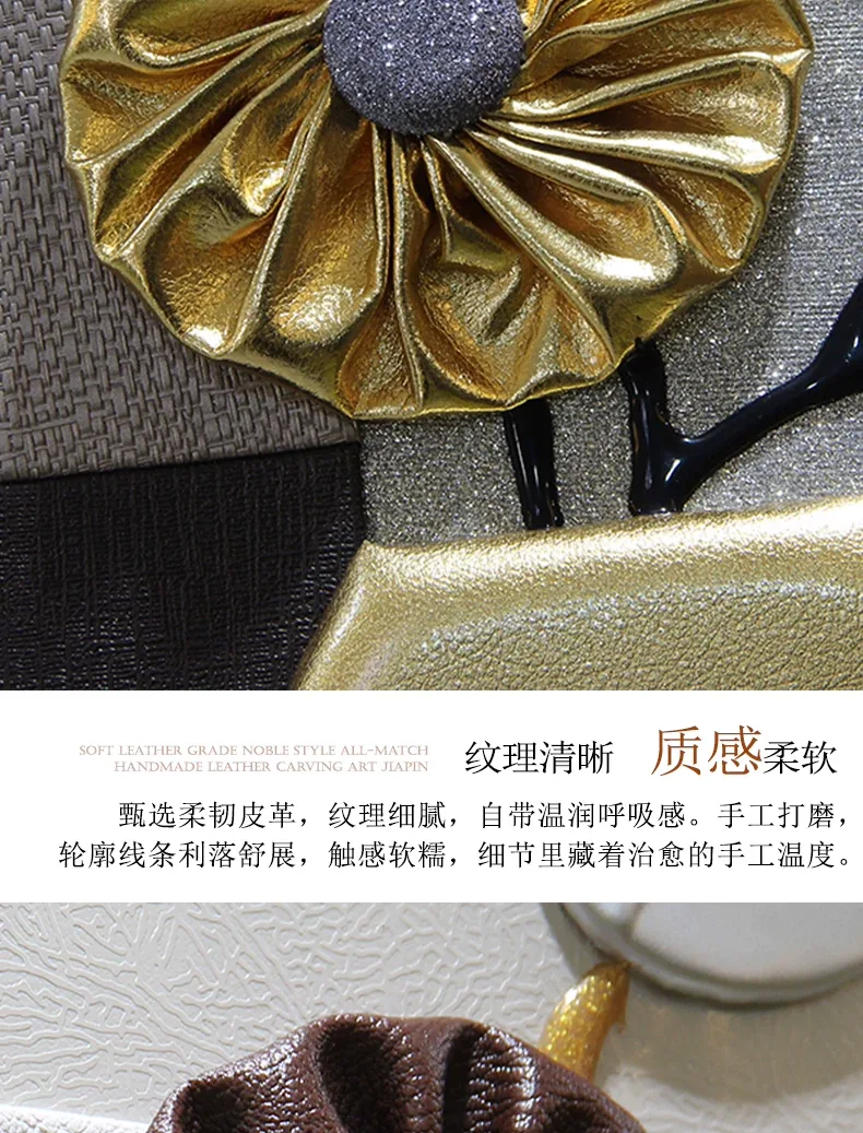 抽象 三联 装饰画 轻奢风 客厅背景墙挂画 晶瓷画