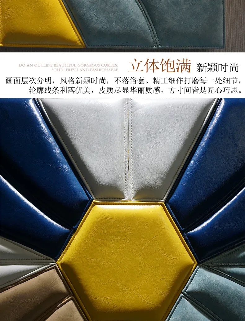 抽象 单幅 装饰画 轻奢风 餐厅背景墙挂画 晶瓷画