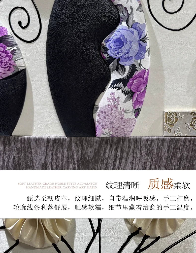 抽象 单幅 装饰画 轻奢风 卧室背景墙挂画 晶瓷画