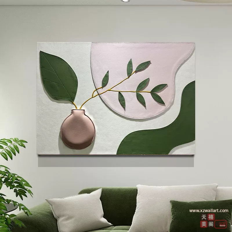 抽象 单幅 装饰画 北欧风 餐厅背景墙挂画 晶瓷画