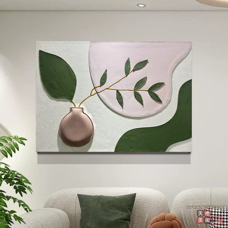 抽象 单幅 装饰画 北欧风 餐厅背景墙挂画 晶瓷画