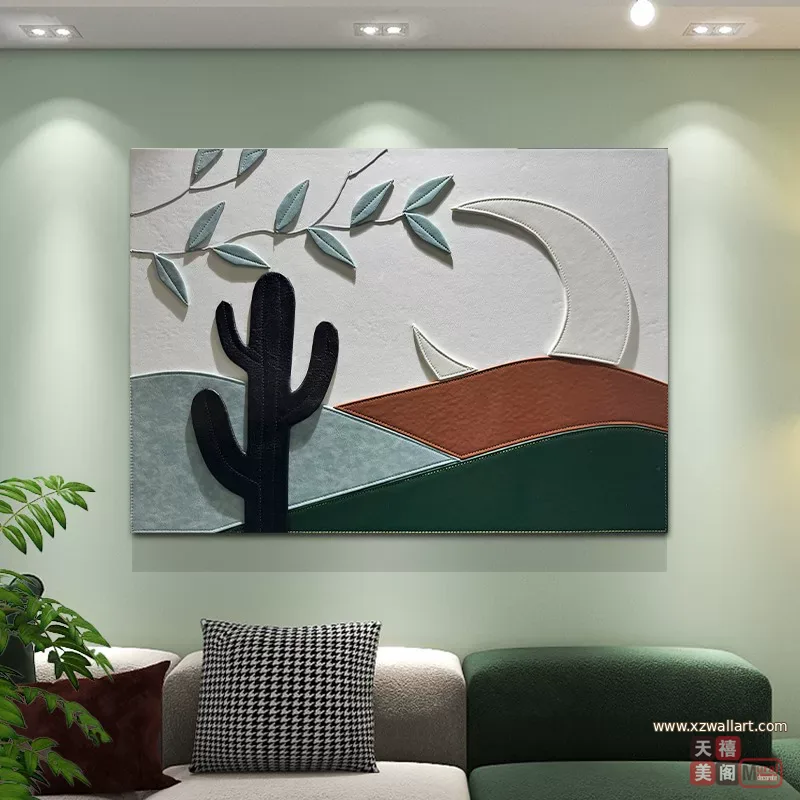 抽象 单幅 装饰画 北欧风 餐厅背景墙挂画 晶瓷画