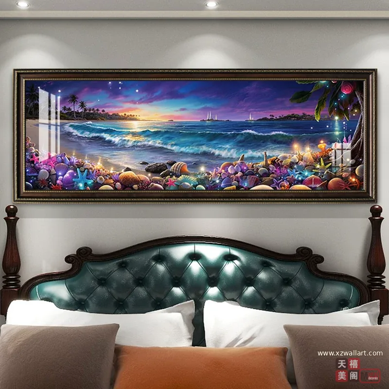 抽象 单幅 装饰画 现代简约 客厅背景墙挂画 晶瓷画