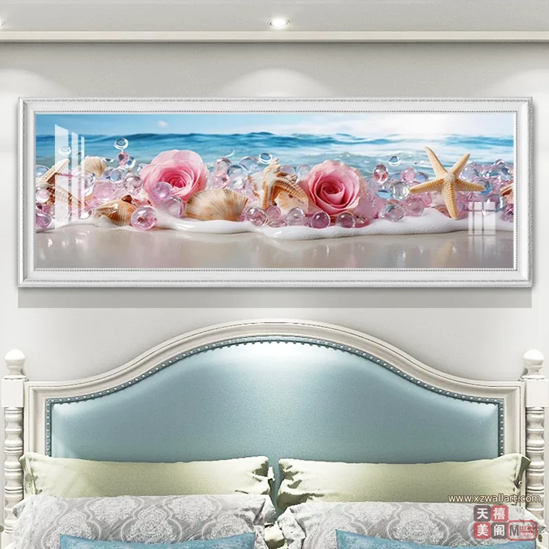 抽象 单幅 装饰画 现代简约 客厅背景墙挂画 晶瓷画