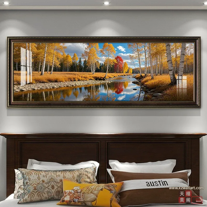 抽象 单幅 装饰画 现代简约 客厅背景墙挂画 晶瓷画