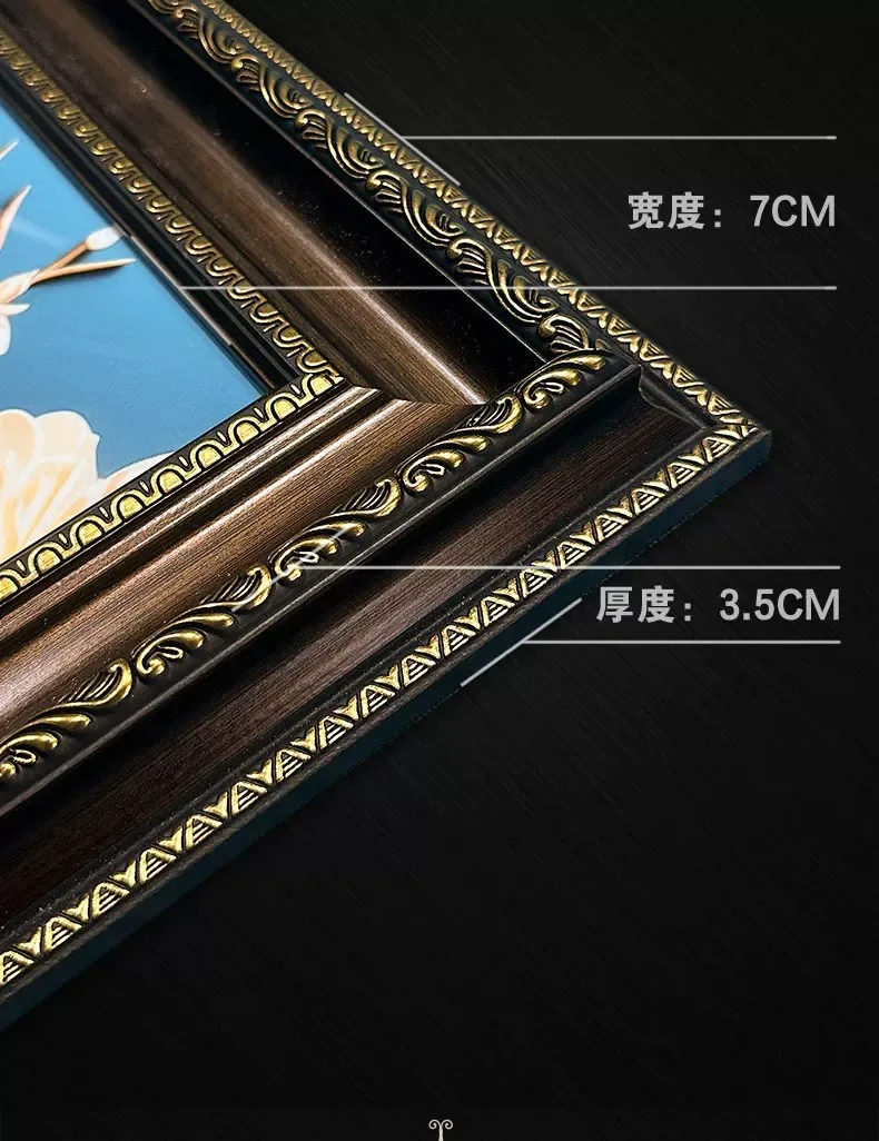 抽象 单幅 装饰画 轻奢风 餐厅背景墙挂画 晶瓷画