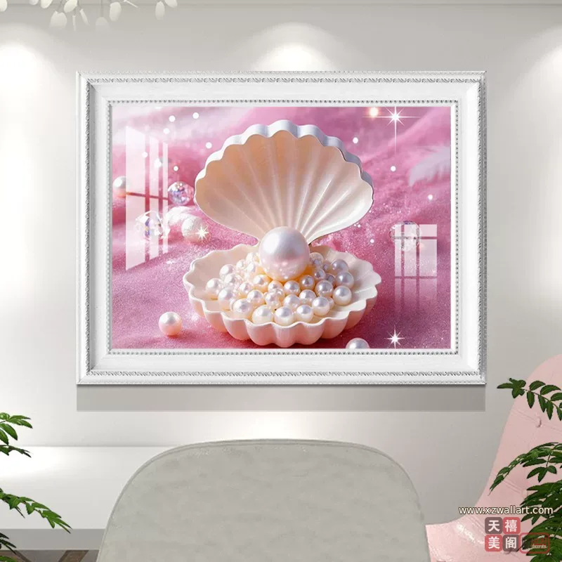 抽象 单幅 装饰画 轻奢风 餐厅背景墙挂画 晶瓷画