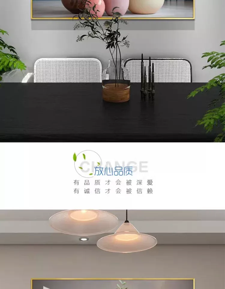 花 单幅 装饰画 轻奢风 餐厅背景墙挂画 晶瓷画