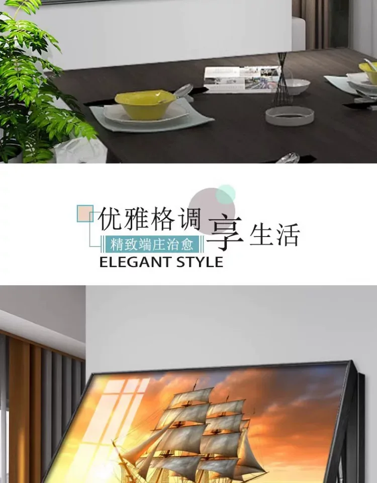 抽象 单幅 装饰画 现代简约 客厅背景墙挂画 晶瓷画