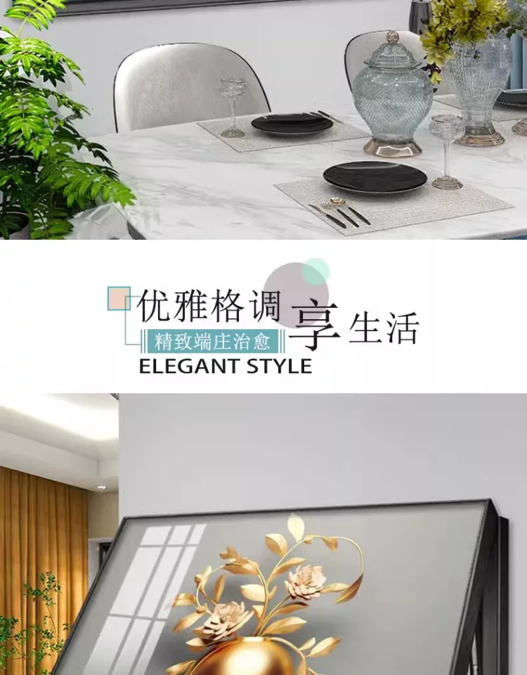 抽象 单幅 装饰画 奶油风 客厅背景墙挂画 晶瓷画