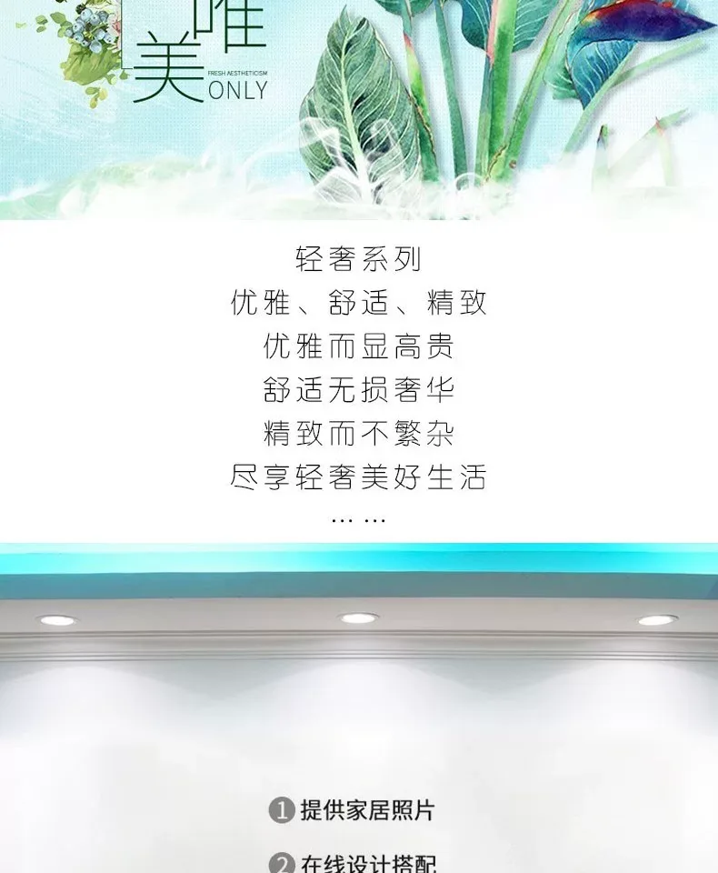 羽毛 单幅 装饰画 北欧风 客厅背景墙挂画 晶瓷画