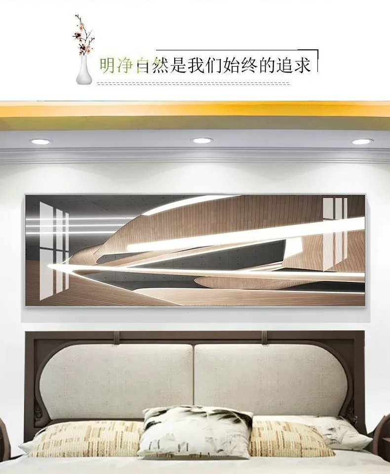 抽象 单幅 装饰画 轻奢风 客厅背景墙挂画 晶瓷画
