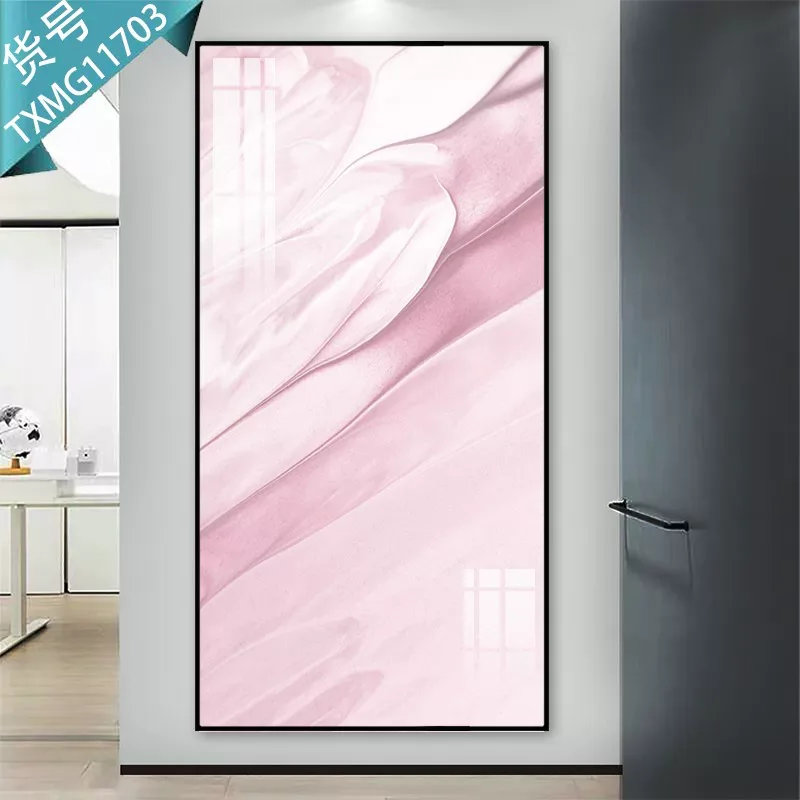 抽象 单幅 装饰画 现代简约 玄关背景墙挂画 晶瓷画