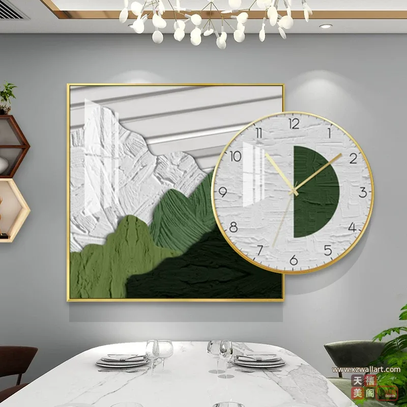抽象 单幅 装饰画 北欧风 餐厅背景墙挂画 晶瓷画