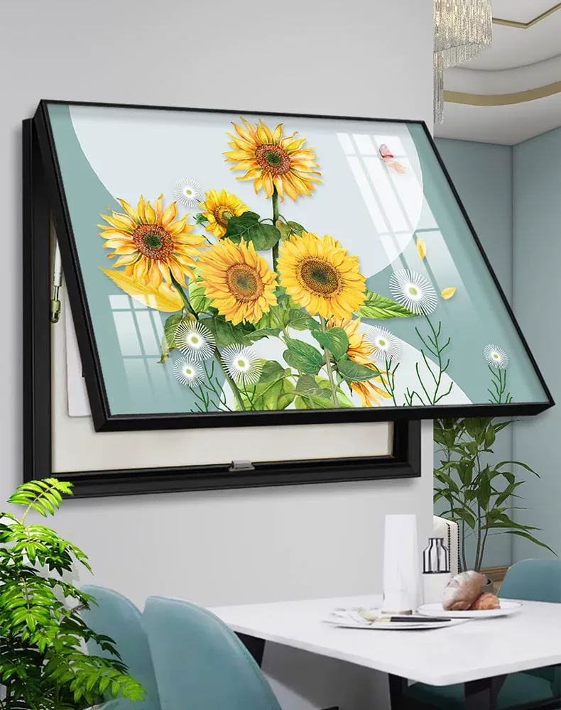 花 单幅 装饰画 现代简约 客厅背景墙挂画 晶瓷画