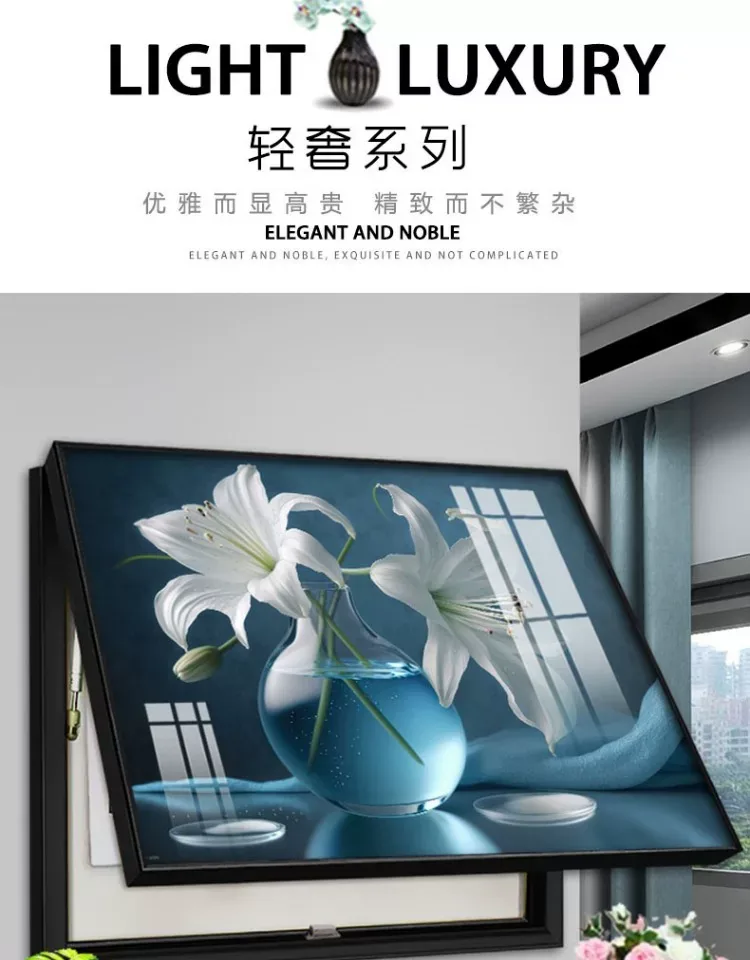 抽象 单幅 装饰画 现代简约 客厅背景墙挂画 晶瓷画