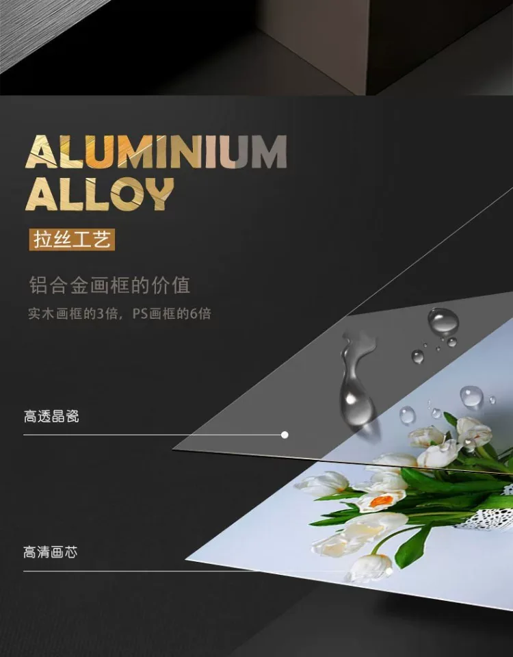 抽象 单幅 装饰画 现代简约 客厅背景墙挂画 晶瓷画