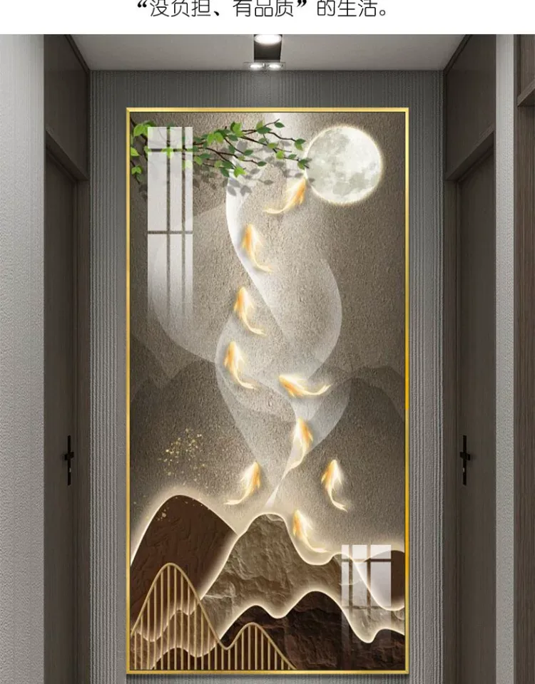 抽象 单幅 装饰画 奶油风 玄关背景墙挂画 晶瓷画
