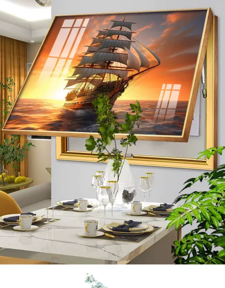 抽象 单幅 装饰画 现代简约 客厅背景墙挂画 晶瓷画