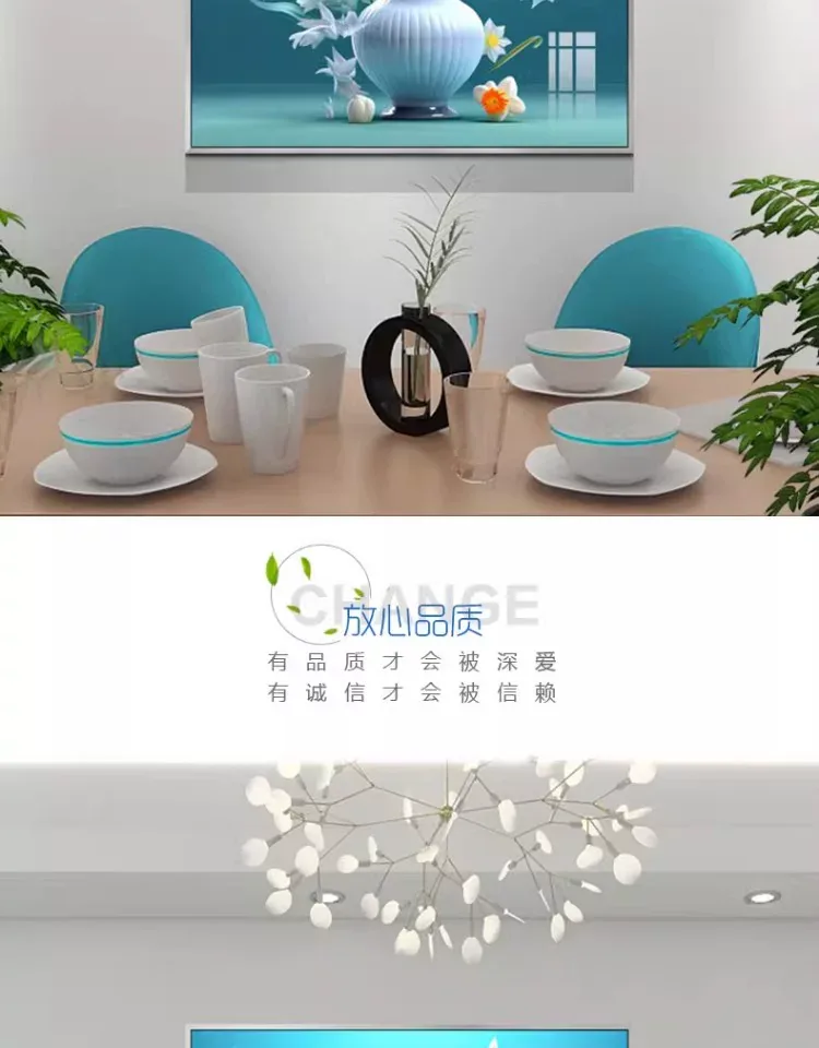 抽象 单幅 装饰画 轻奢风 餐厅背景墙挂画 晶瓷画