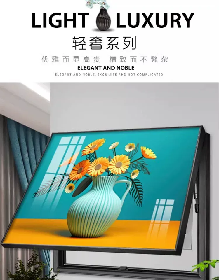 抽象 单幅 装饰画 北欧风 客厅背景墙挂画 晶瓷画