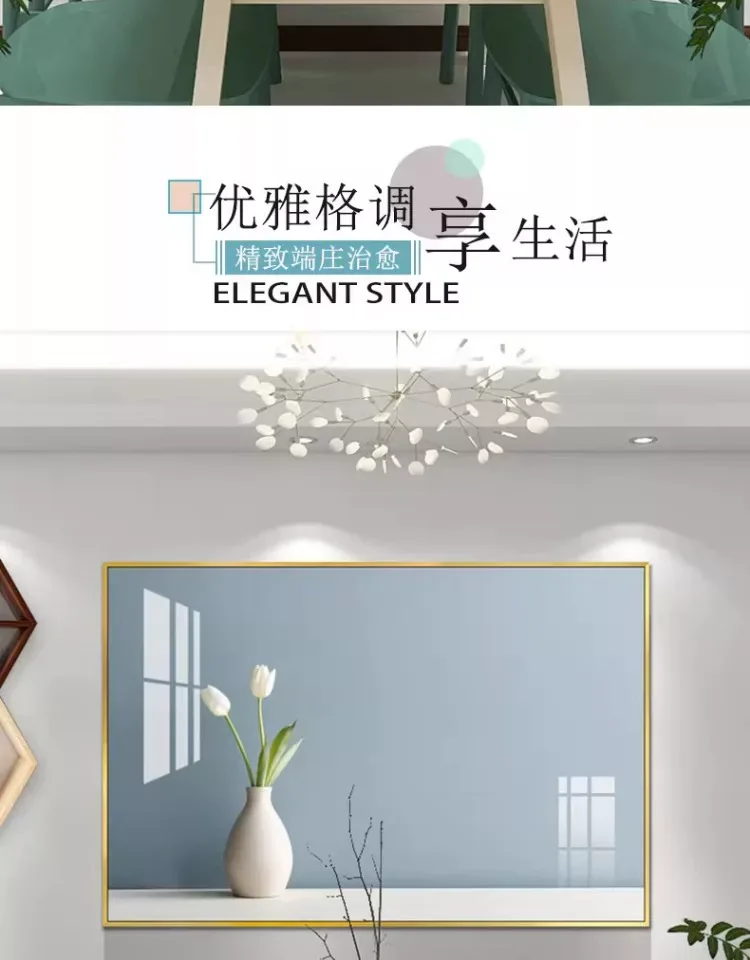抽象 单幅 装饰画 轻奢风 餐厅背景墙挂画 晶瓷画