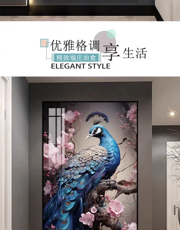 抽象 单幅 装饰画 欧式 玄关背景墙挂画 晶瓷画