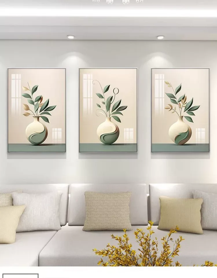 抽象 单幅 装饰画 北欧风 客厅背景墙挂画 晶瓷画