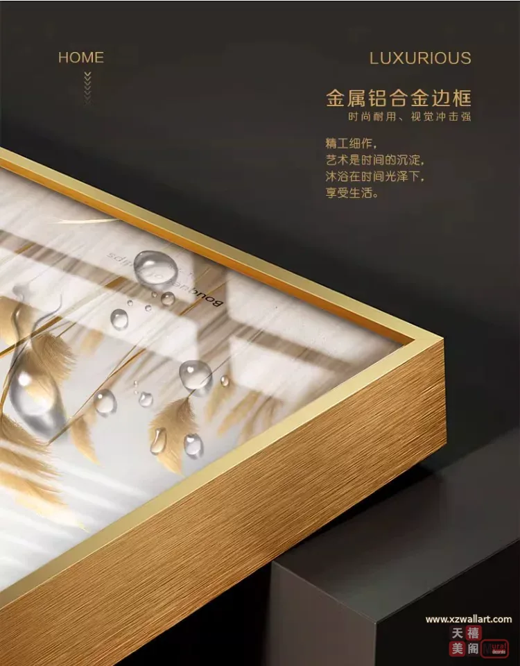 抽象 单幅 装饰画 奶油风 玄关背景墙挂画 晶瓷画