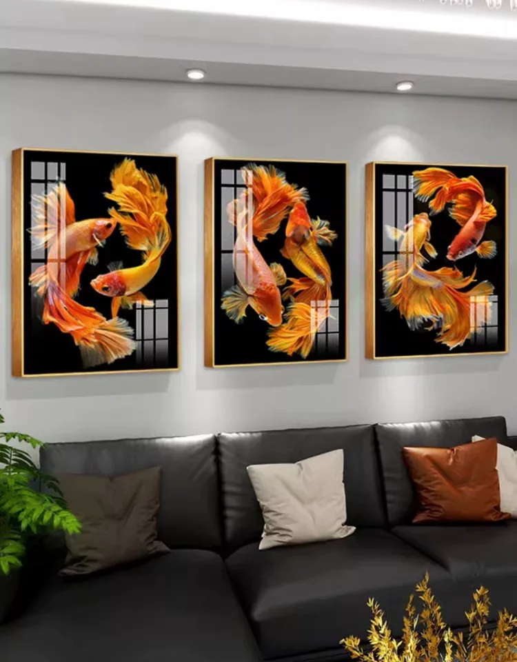 抽象 单幅 装饰画 轻奢风 客厅背景墙挂画 晶瓷画