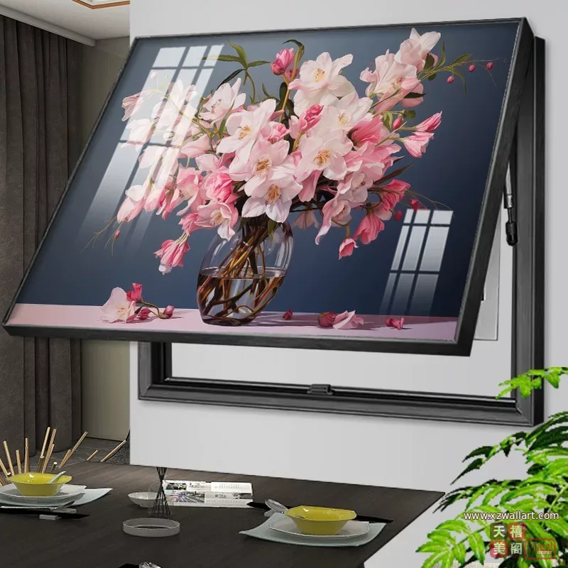 抽象 单幅 装饰画 轻奢风 客厅背景墙挂画 晶瓷画