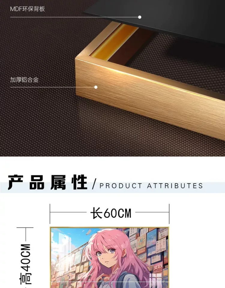 抽象 单幅 装饰画 现代简约 卧室背景墙挂画 晶瓷画