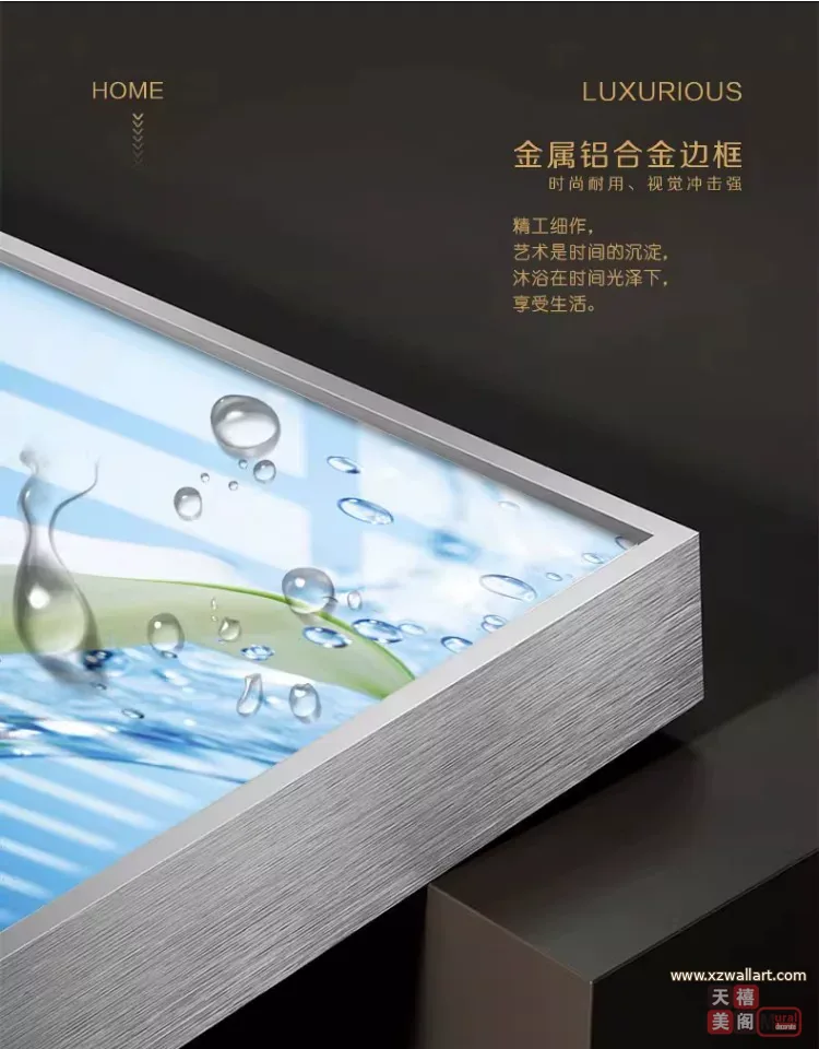 抽象 单幅 装饰画 现代简约 玄关背景墙挂画 晶瓷画