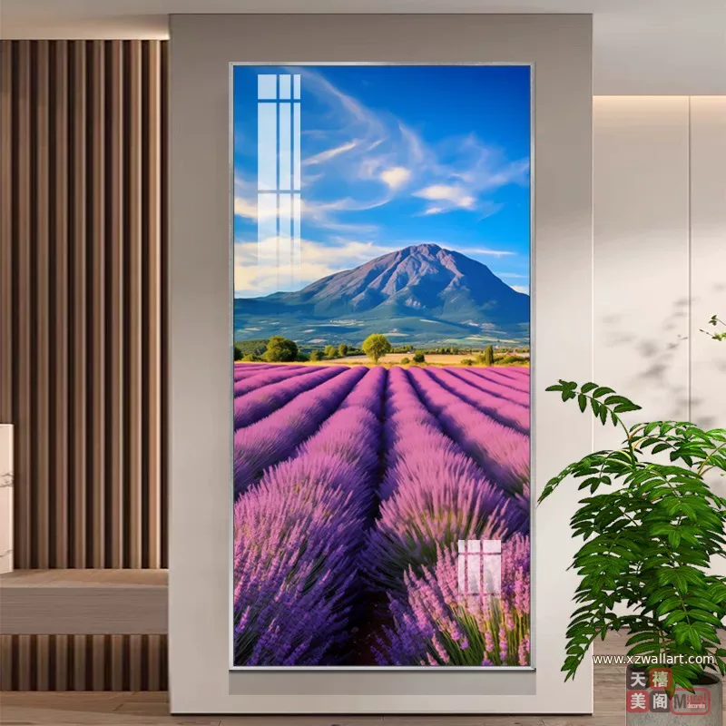抽象 单幅 装饰画 现代简约 玄关背景墙挂画 晶瓷画