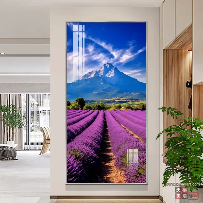 抽象 单幅 装饰画 现代简约 玄关背景墙挂画 晶瓷画