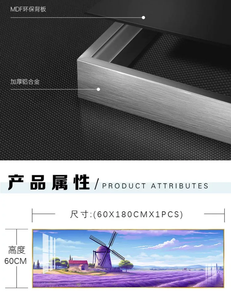 抽象 单幅 装饰画 轻奢风 卧室背景墙挂画 晶瓷画