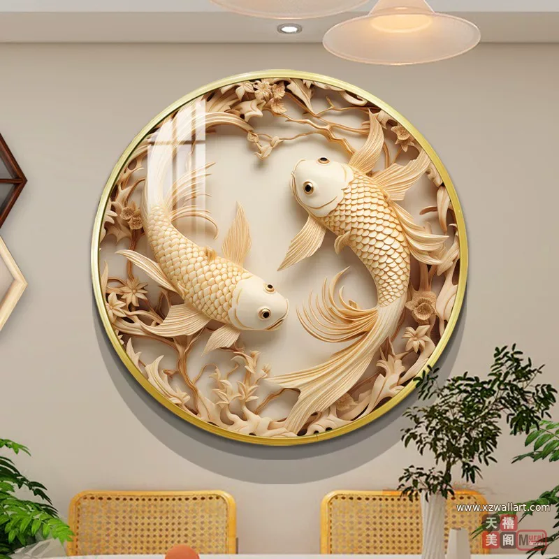 抽象 单幅 装饰画 现代简约 餐厅背景墙挂画 晶瓷画