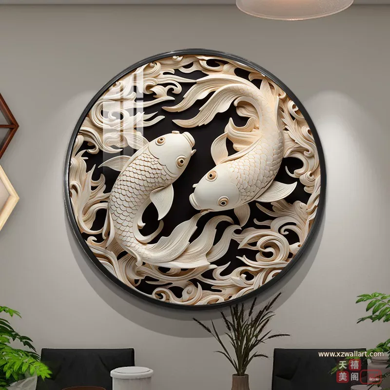 抽象 单幅 装饰画 现代简约 餐厅背景墙挂画 晶瓷画