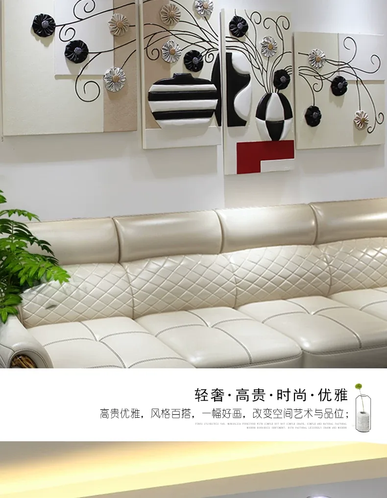 抽象 单幅 装饰画 轻奢风 客厅背景墙挂画 晶瓷画