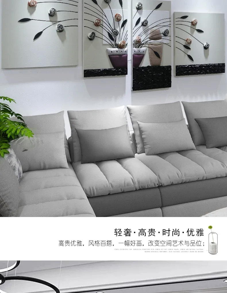 抽象 单幅 装饰画 轻奢风 客厅背景墙挂画 晶瓷画