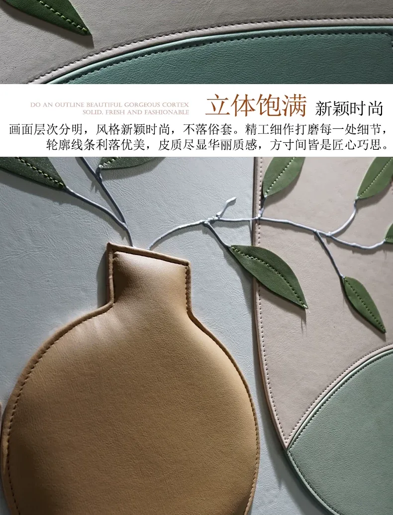 抽象 单幅 装饰画 轻奢风 餐厅背景墙挂画 晶瓷画