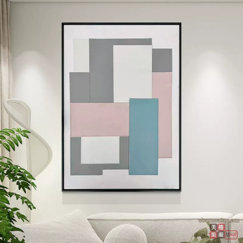 抽象 单幅 装饰画 意式极简 餐厅背景墙挂画 晶瓷画