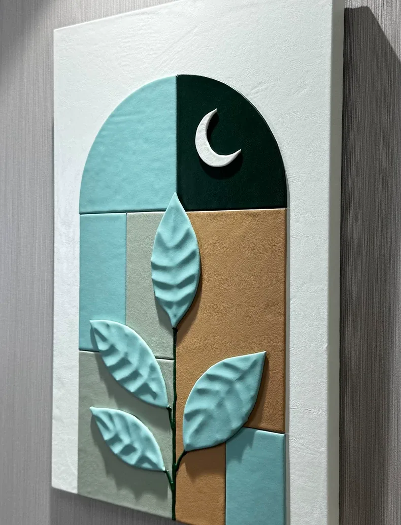抽象 单幅 装饰画 轻奢风 餐厅背景墙挂画 晶瓷画