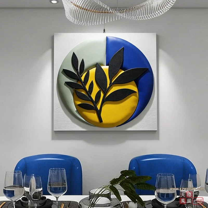 花 单幅 装饰画 现代简约 餐厅背景墙挂画 晶瓷画
